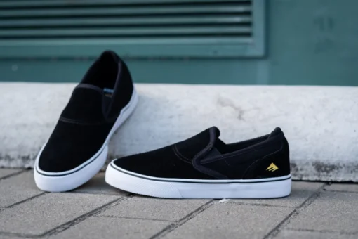 Emerica Kids Wino G6 Slip-on Black/ White/ Gold - Afbeelding 2