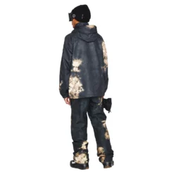 Volcom Iconic Stone Ins Snowboard Jacket Bleach Black -Ski Apparatuur Winkel G0452307 BEB 14