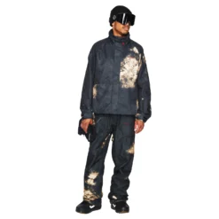 Volcom Iconic Stone Ins Snowboard Jacket Bleach Black -Ski Apparatuur Winkel G0452307 BEB 33