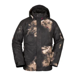 Volcom Iconic Stone Ins Snowboard Jacket Bleach Black