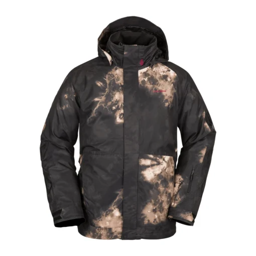 Volcom Iconic Stone Ins Snowboard Jacket Bleach Black