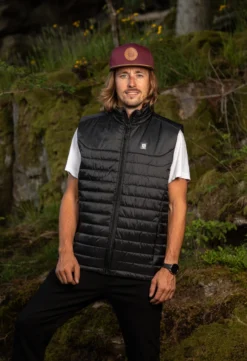 Horsefeathers Asher Vest Black -Ski Apparatuur Winkel Horsefeathers Asher Vest Black