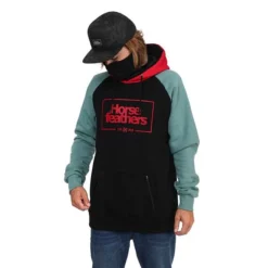 Horsefeathers Sherman II Hoodie True Red/ Oil Blue