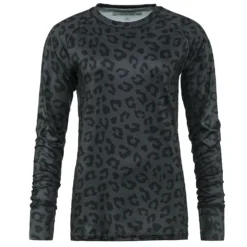 Horsefeathers Womens Mirra Top Black Cheetah