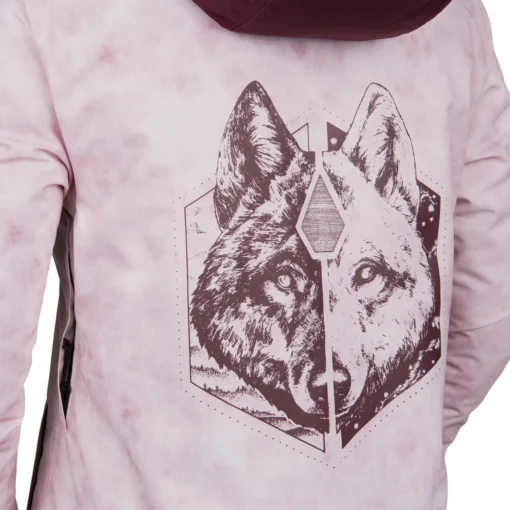Volcom Womens Westland Ins Snowboard Jacket Pink - Afbeelding 2