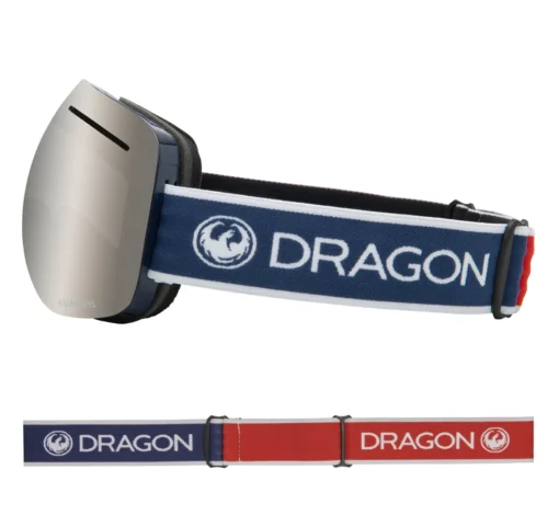 Dragon X1 Designer Lumalens Silver Ionized/ Lumalens Flash Blue - Afbeelding 3