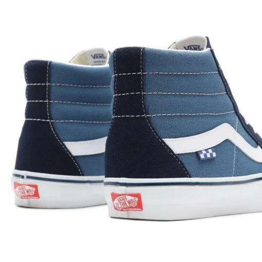 Vans Skate Sk8-Hi Navy/White - Afbeelding 2
