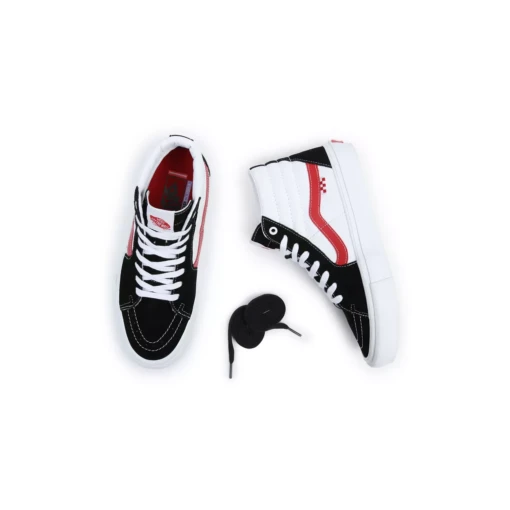 Vans Skate Sk8-Hi Athletic Black/ Red - Afbeelding 7