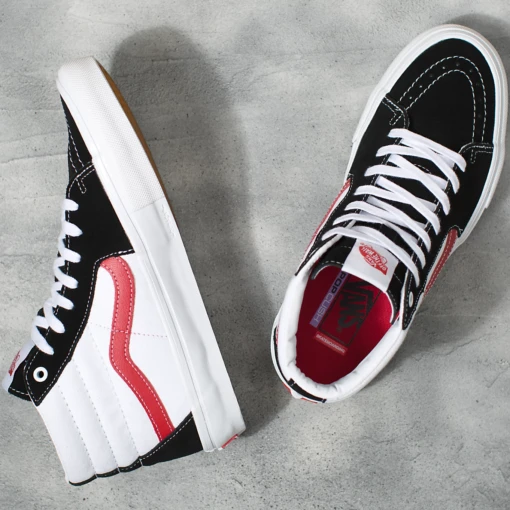 Vans Skate Sk8-Hi Athletic Black/ Red - Afbeelding 11