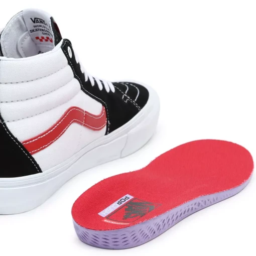 Vans Skate Sk8-Hi Athletic Black/ Red - Afbeelding 8