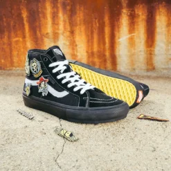 Vans Skate Sk8-Hi Decon Elijah Berle Black/ Black -Ski Apparatuur Winkel Vans Skate Sk8 Hi Decon Elijah Berle Black Black 8
