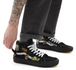 Vans Skate Sk8-Hi Decon Elijah Berle Black/ Black -Ski Apparatuur Winkel Vans Skate Sk8 Hi Decon Elijah Berle Black Black 92
