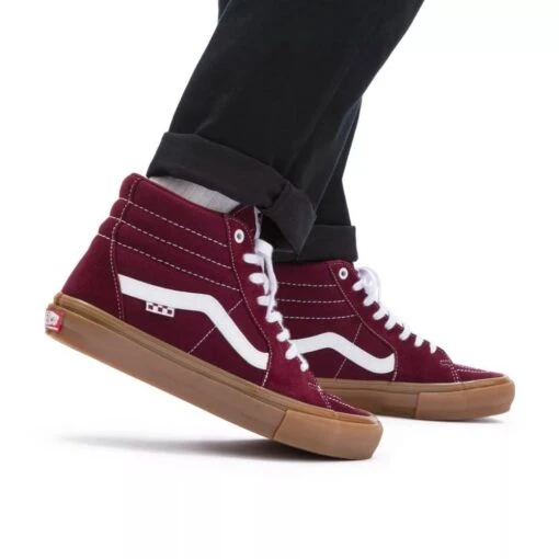 Vans Skate Sk8-Hi Port/Gum - Afbeelding 4