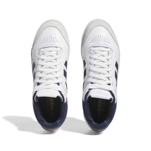 ADIDAS Tyshawn Cloud White / Collegiate Navy / Grey One - Afbeelding 2
