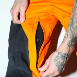 Zip Pants Orange -Ski Apparatuur Winkel beyond medals zip pants orange close3