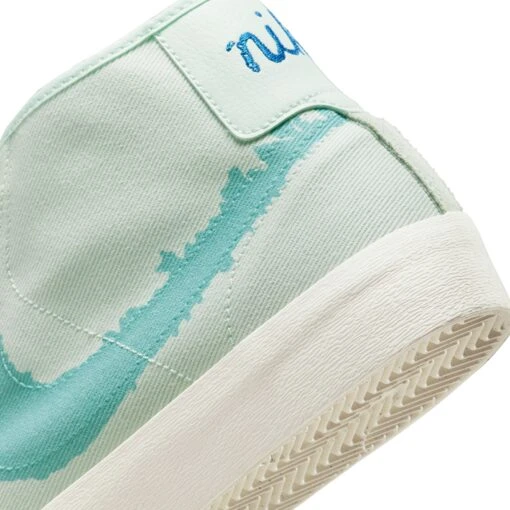 Blazer Court Mid Premium Barely Green/Barely Green/Sail/Boarder Blue - Afbeelding 3