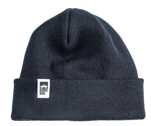 Rome Logo Beanie Black