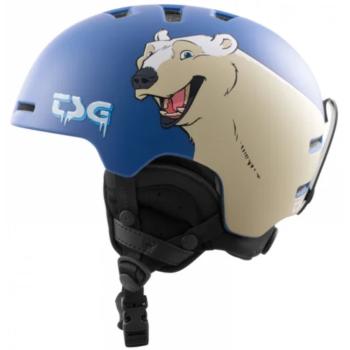 TSG Arctic Nipper Maxi 2.0 Graphic Design Helmet Polar Bear - Afbeelding 2