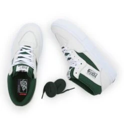 Vans Skate Half Cab White/Green -Ski Apparatuur Winkel vans skate half cab whitegreen top