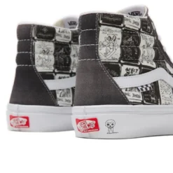 Vans Skate Sk8-Hi Daniel Johnston Raven -Ski Apparatuur Winkel vans skate sk8hi daniel johnston raven back