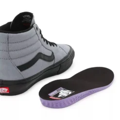 Vans Skate Sk8-Hi Nubuck Washed Blue/Black -Ski Apparatuur Winkel vans skate sk8hi nubuck washed blueblack insole