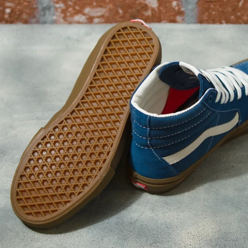 Vans Sk8-Hi Suede Gum Dark Denim - Afbeelding 6