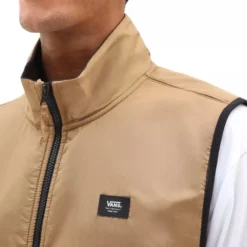 Vans Thatcher Polar Fleece Vest Black/Dirt -Ski Apparatuur Winkel vans thatcher polar fleece vest blackdirt neck